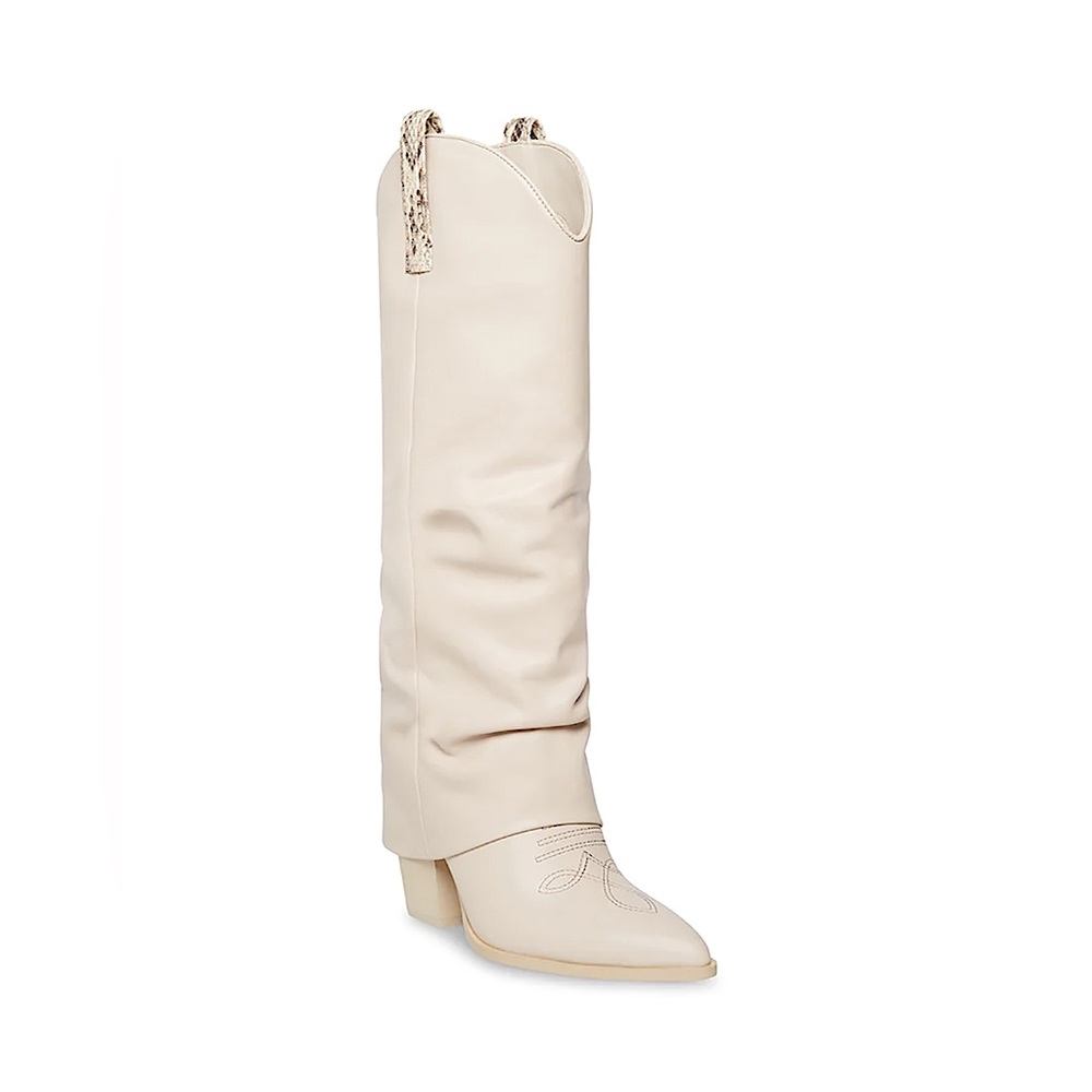 STEVE MADDEN Lassy Fold Over Western Womens Boots